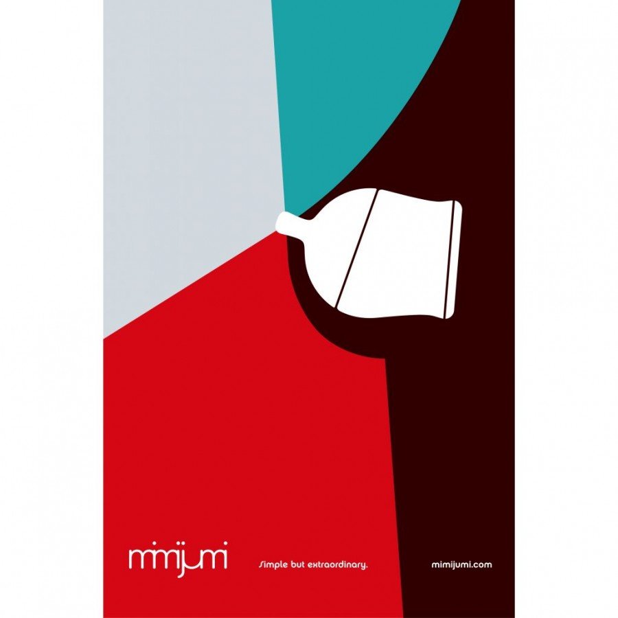 MIMIJUMI Butelka dla niemowląt 120 ml - Esy Floresy 