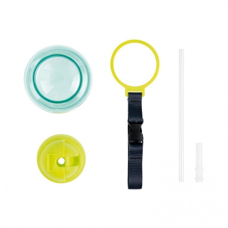 Lassig - Bidon z zapasową słomką Little Monsters Bounding Bob - Esy Floresy 