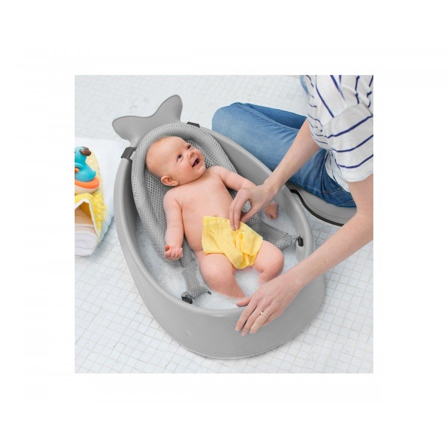 Skip Hop - Wanienka Wielorybek Moby - Grey - Esy Floresy 