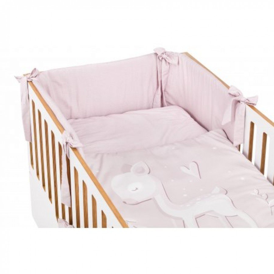 Effiki - Ochraniacz w kropki Róż - Małgosia Socha 30 x 180 - Esy Floresy 