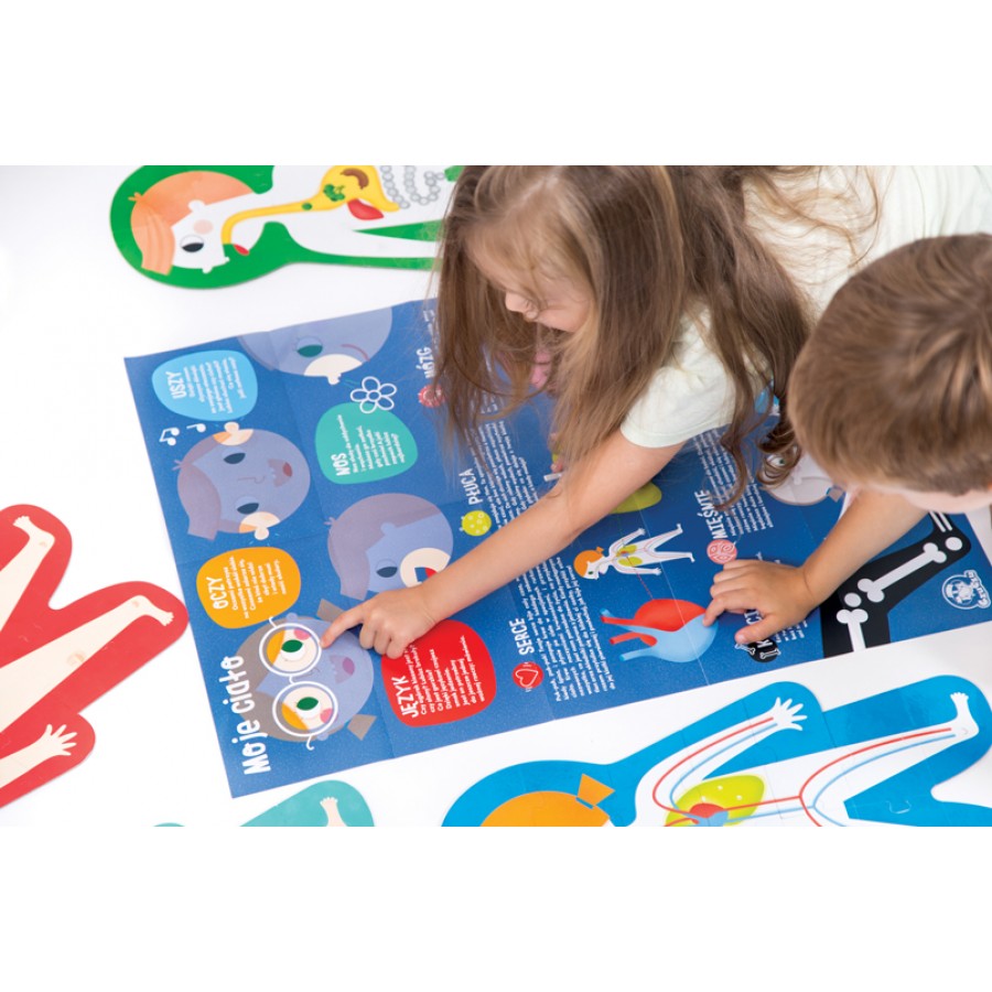 CzuCzu Duuuże puzzle Moje ciało dla dzieci 3+ - Esy Floresy 