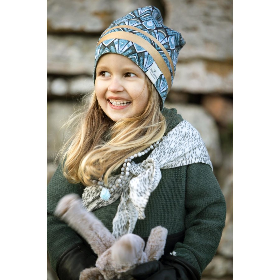 Elodie Details - Czapka Wiosenna  - Gilded Everest Feathers 2-3y - Esy Floresy 