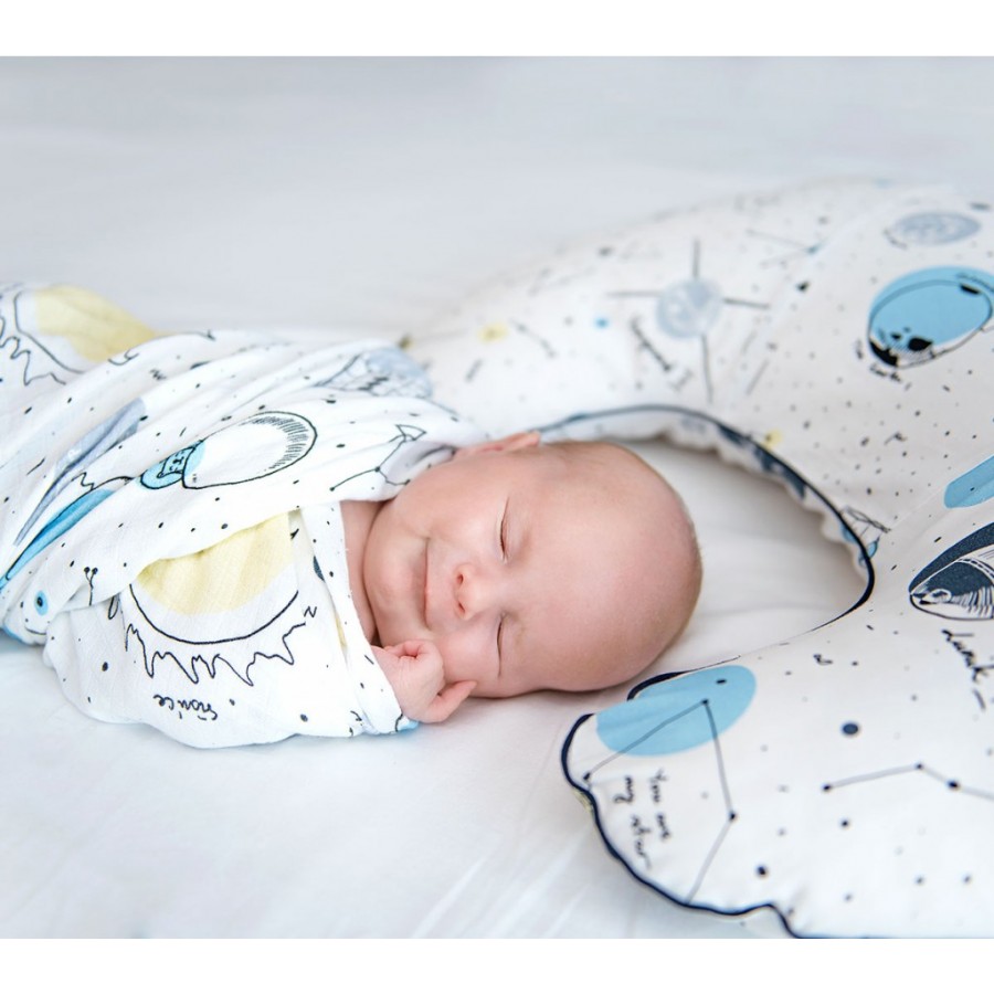 Lullalove Otulacz muślinowy 100x100 cm Space - Esy Floresy 