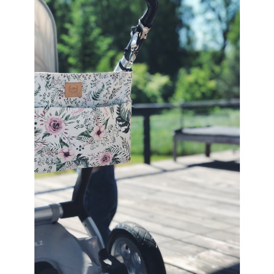 La Millou - Organizer do wózka - Blue Birds by Katarzyna Zielińska  - Esy Floresy 