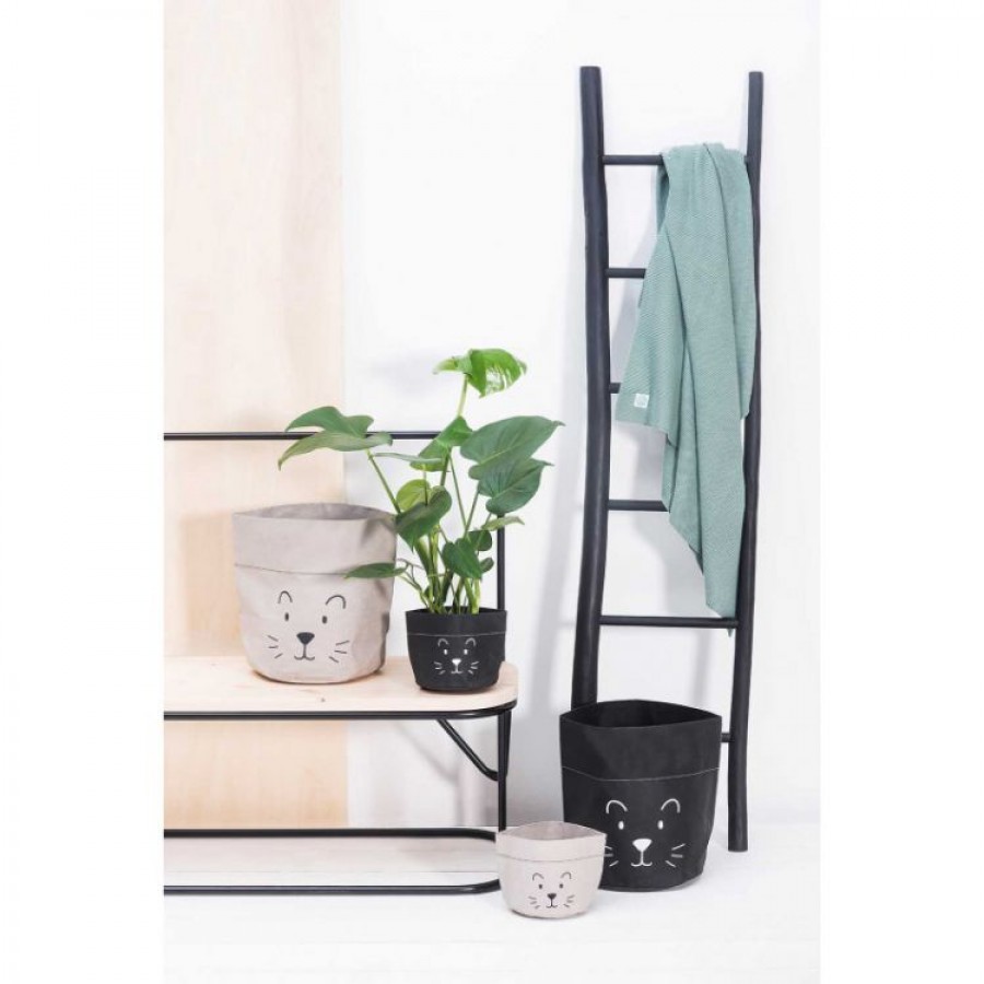 Jollein - Pojemnik papierowy na akcesoria mały lew szary - Esy Floresy 