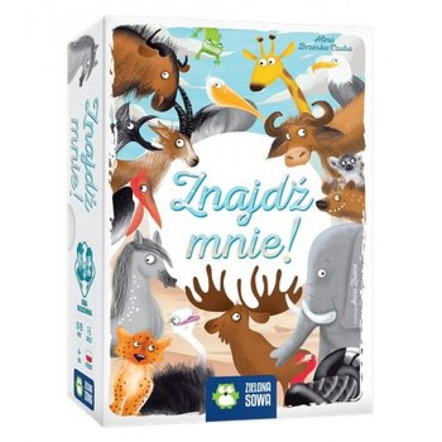 Zielona Sowa, gra rodzinna Znajdź mnie  - Esy Floresy 