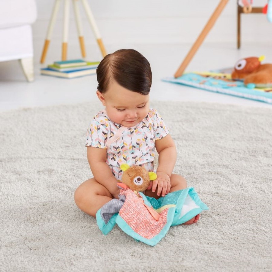 Skip Hop - Kocyk przytulanka Miś Camping.  - Esy Floresy 