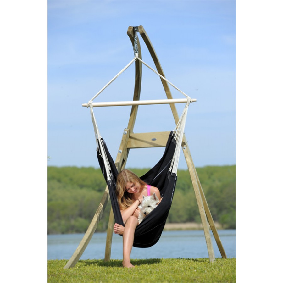 Amazonas - Huśtawka Brasil chair black  - Esy Floresy 