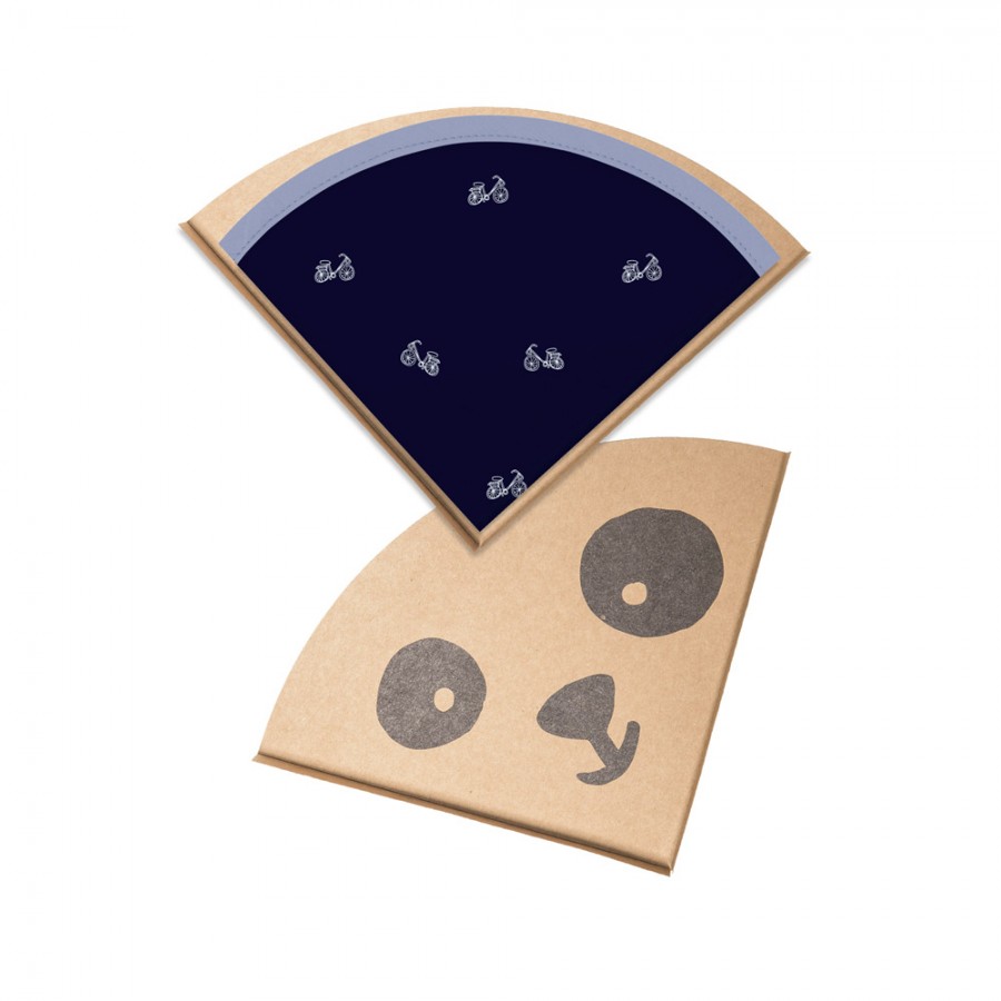 Baby Bites - Śliniak wodoodporny (1-24 miesięcy) Bikes Slate Blue - Esy Floresy 