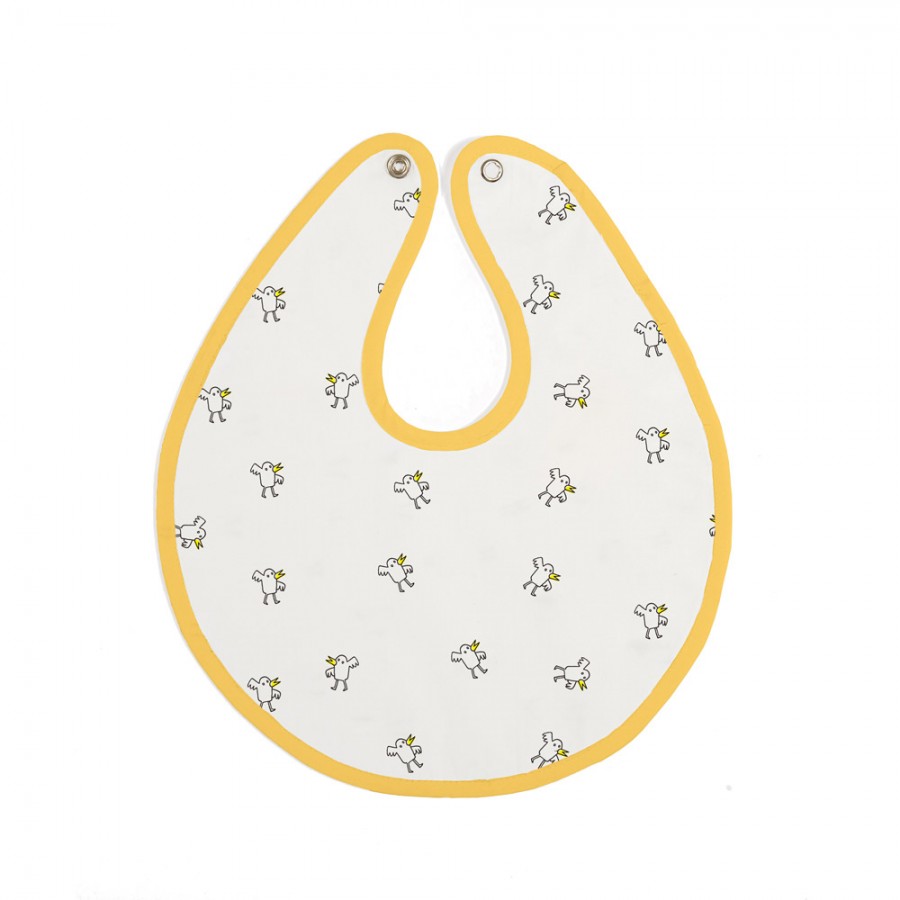 Baby Bites - Śliniak wodoodporny (1-24 miesięcy) Chicks Mustard - Esy Floresy 