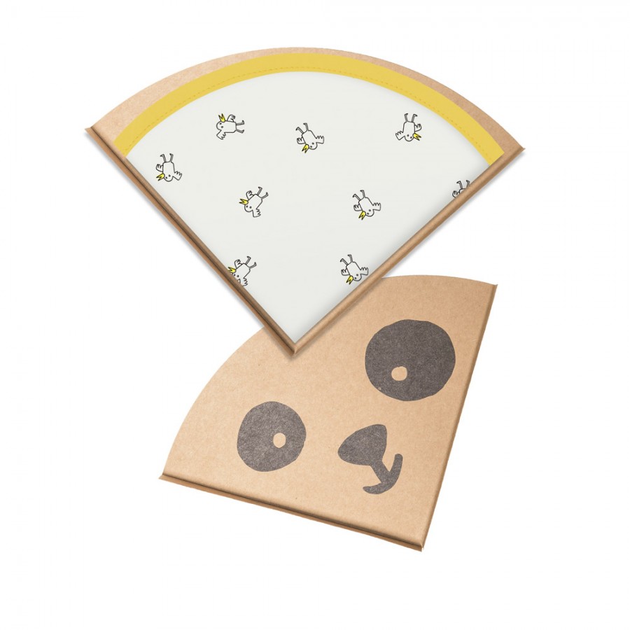 Baby Bites - Śliniak wodoodporny (1-24 miesięcy) Chicks Mustard - Esy Floresy 