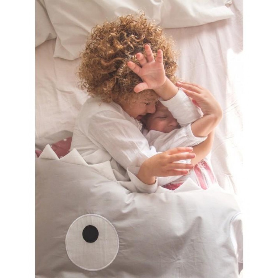 Baby Bites - Śpiworek letni Shark (2-6 lat) Stone/Pink - Esy Floresy 