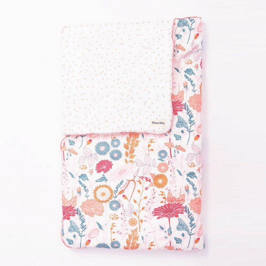 Bim Bla - Kołderka niemowlęca Daisy Dots 75x95 cm - Esy Floresy 