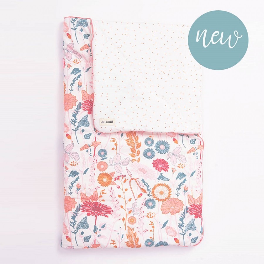 Bim Bla - Kołderka niemowlęca Daisy Dots 75x95 cm - Esy Floresy 