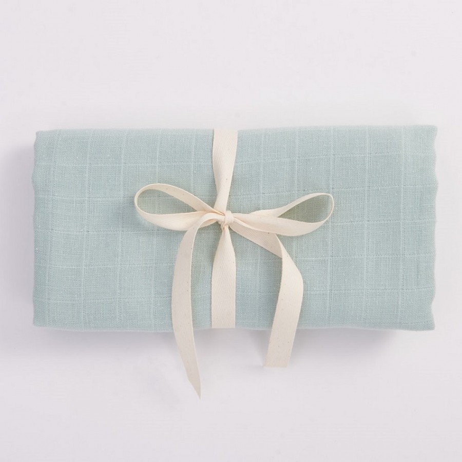 Bim Bla - Otulacz Muślinowy z bawełny organicznej Miętowy - Esy Floresy 