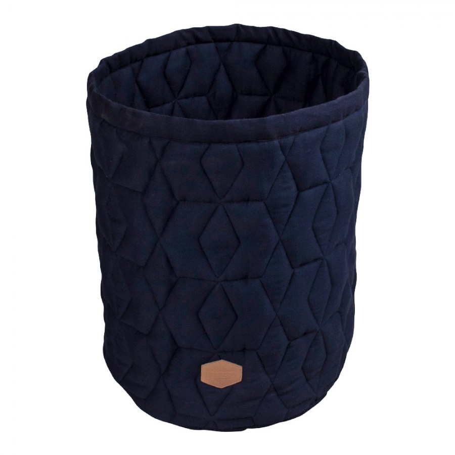 Filibabba - Pojemnik materiałowy na zabawki 43 x 35 x 35 cm Dark Blue - Esy Floresy 