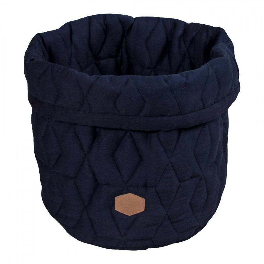 Filibabba - Pojemnik materiałowy na zabawki 43 x 35 x 35 cm Dark Blue - Esy Floresy 