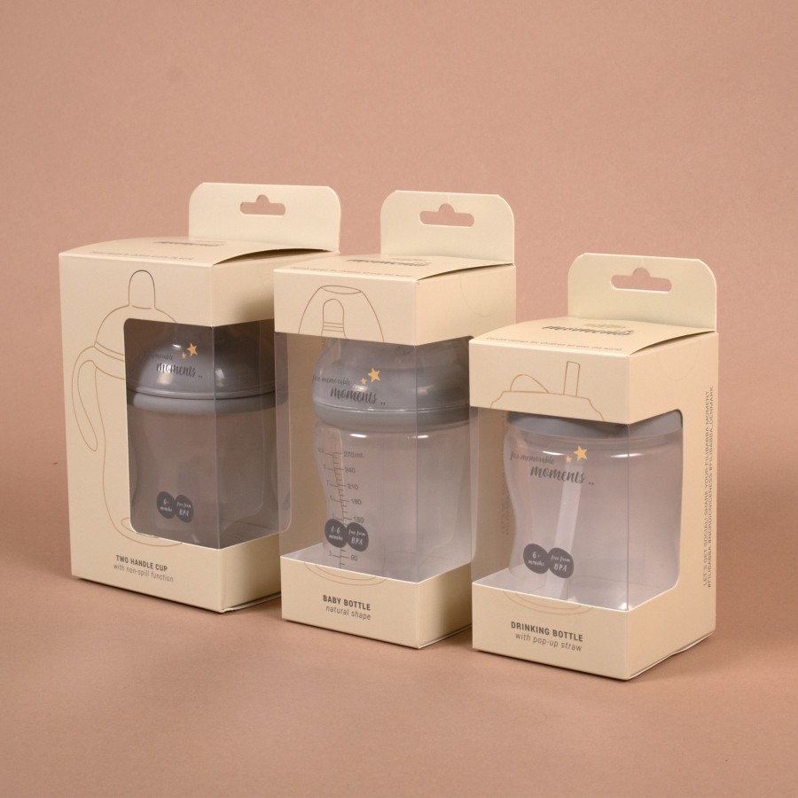 Filibabba - Butelka ze słomką Grey - Esy Floresy 