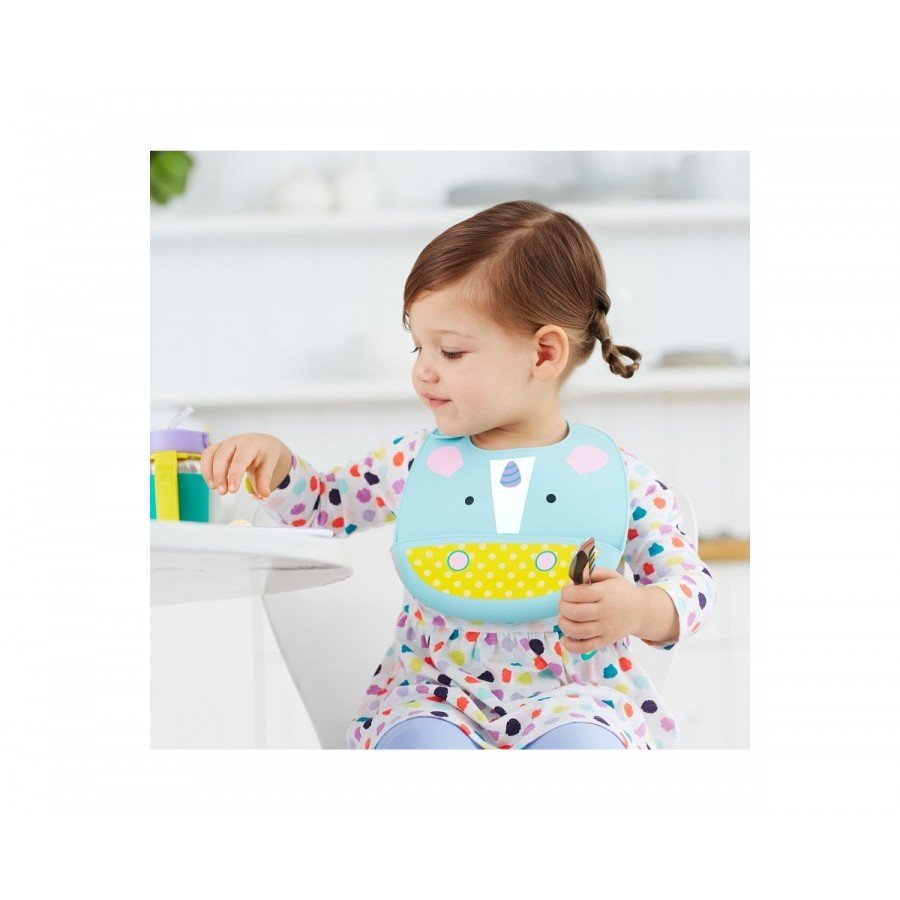 Skip Hop - Śliniak silikonowy Zoo Jednorożec - Esy Floresy 