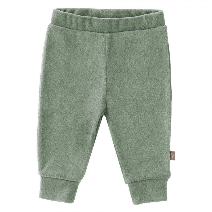 Fresk - Spodenki welurowe 6-12 miesięcy Forest green - Esy Floresy 