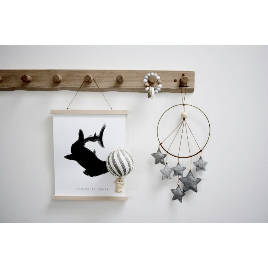 Filibabba - Zawieszka Gwiazdki Grey Melange - Esy Floresy 