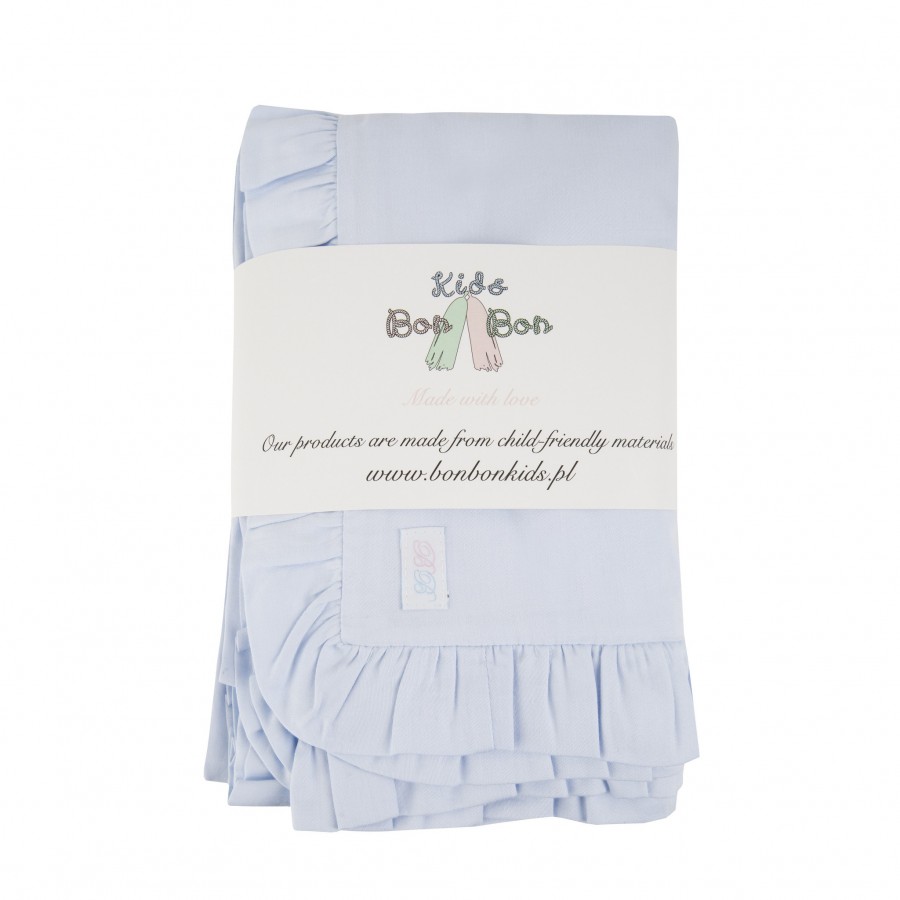 Bon Bon Kids - Pościel niebieska z falbanką - Esy Floresy 
