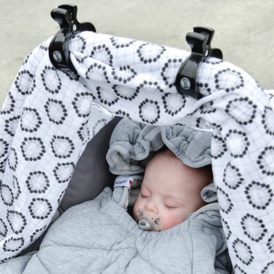 Lodger - Klipsy do kocyka - Swaddle Clip Black 4 szt. - Esy Floresy 