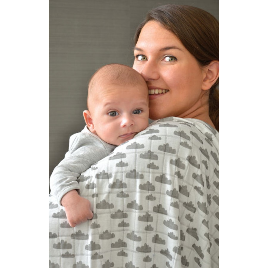 Lodger - Pieluszki 2-Pack Swaddler Grey/White - Esy Floresy 