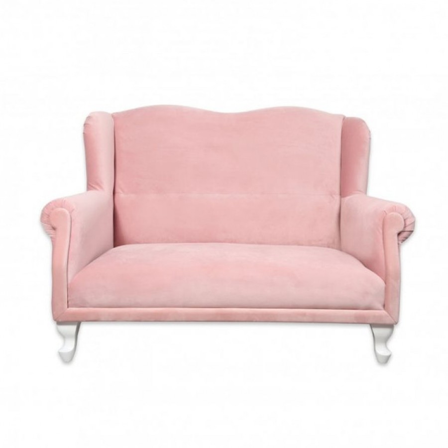 Bon Bon Kids - Kanapa Tapicerowana uszak mini Pudrowy Róż - Esy Floresy 