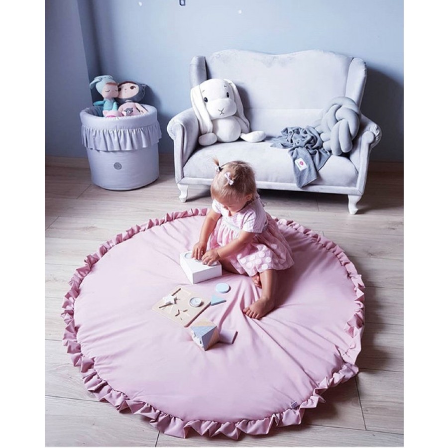 Bon Bon Kids - Kanapa Tapicerowana uszak mini Pudrowy Róż - Esy Floresy 