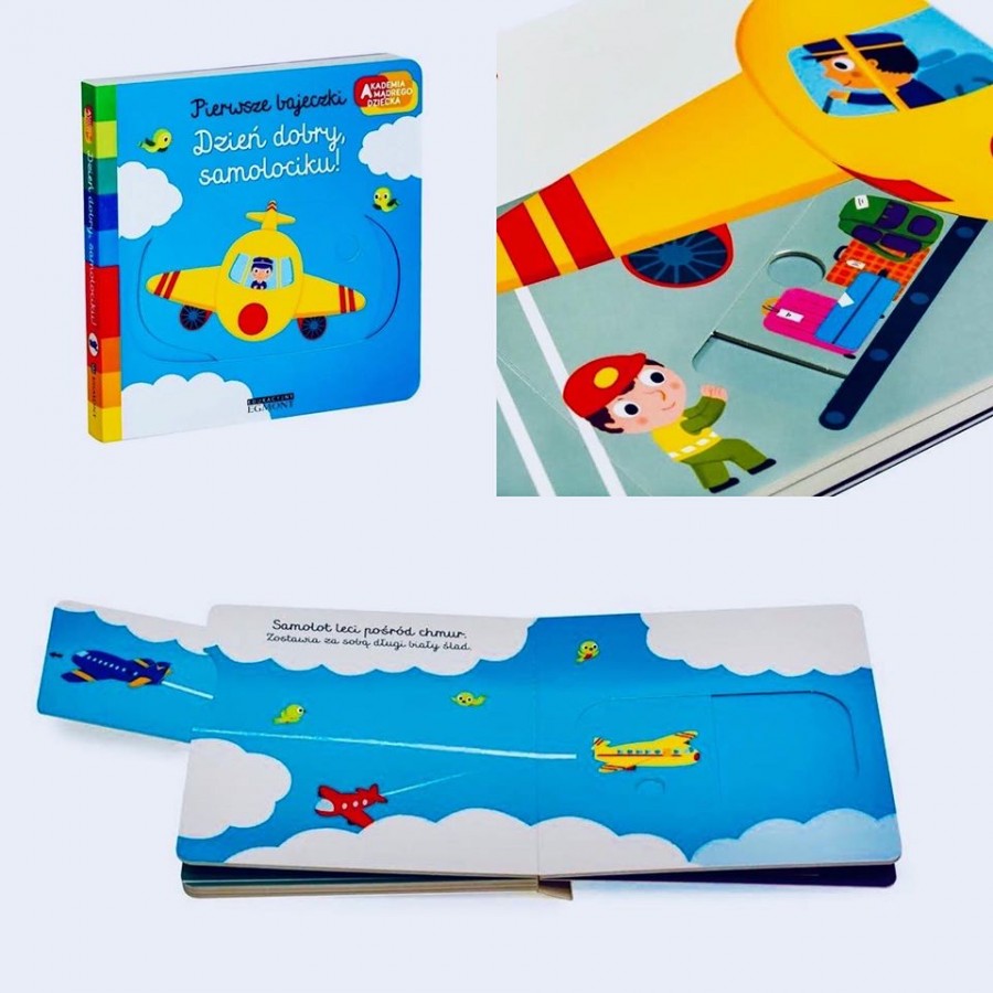 DZIEŃ DOBRY SAMOLOCIKU. AKADEMIA MĄDREGO DZIECKA. PIERWSZE BAJECZKI  - Esy Floresy 