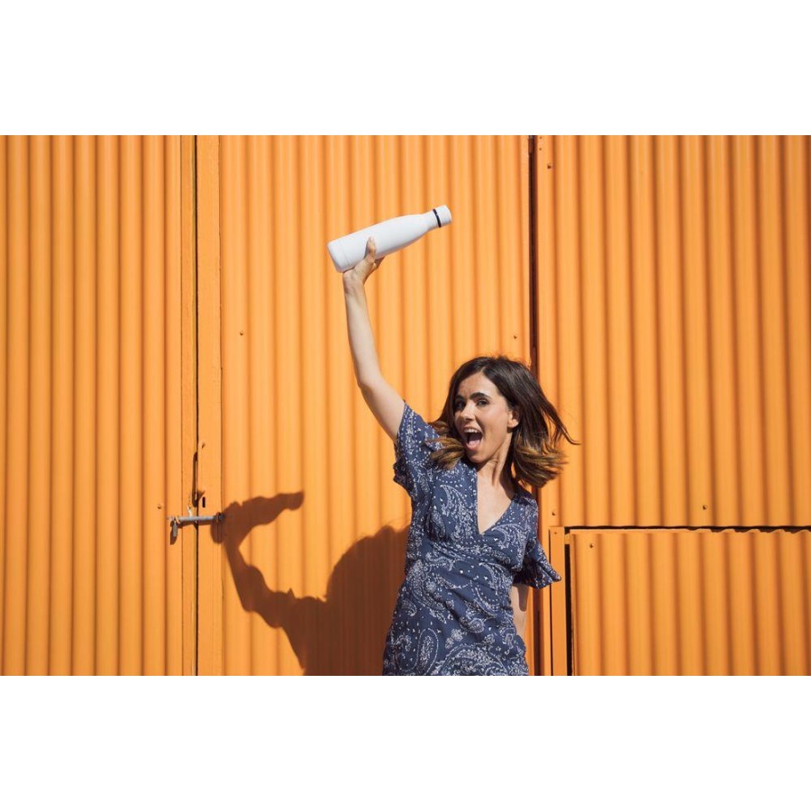 Cool Bottles - Butelka termiczna 500 ml Mono White - Esy Floresy 