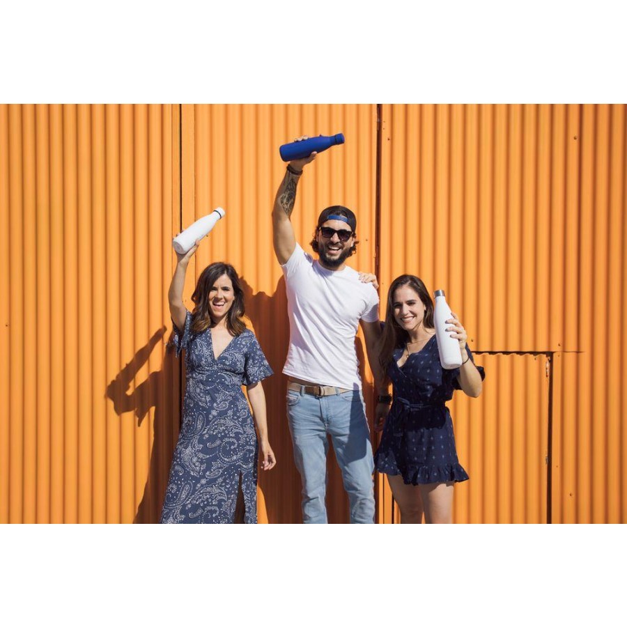 Cool Bottles - Butelka termiczna 500 ml Mono White - Esy Floresy 