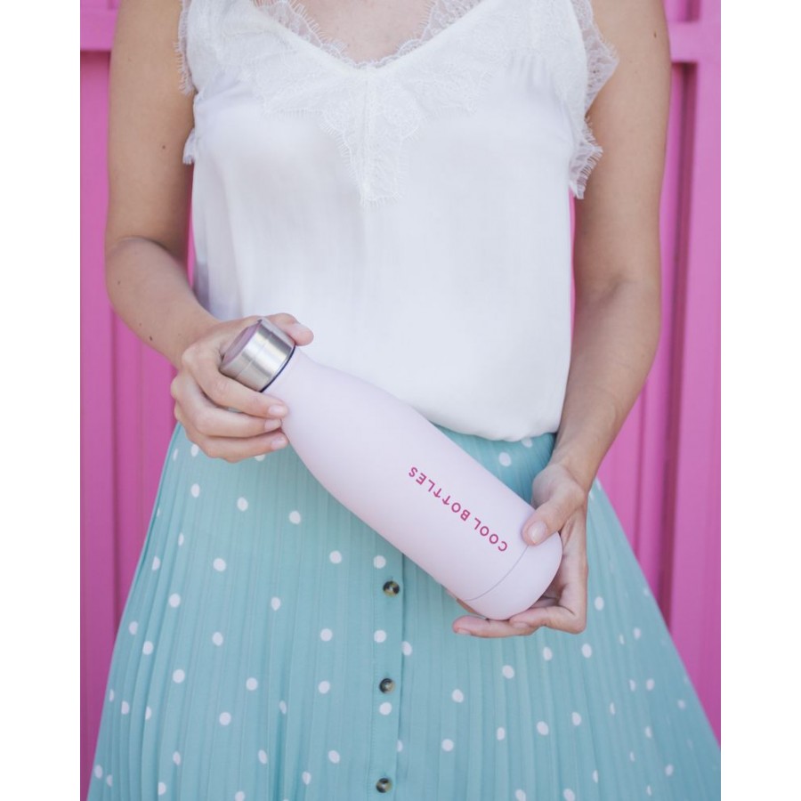 Cool Bottles - Butelka termiczna 500 ml Pastel Pink - Esy Floresy 