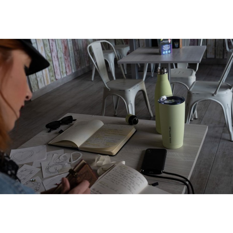 Cool Bottles - Butelka termiczna 500 ml Pastel Green - Esy Floresy 