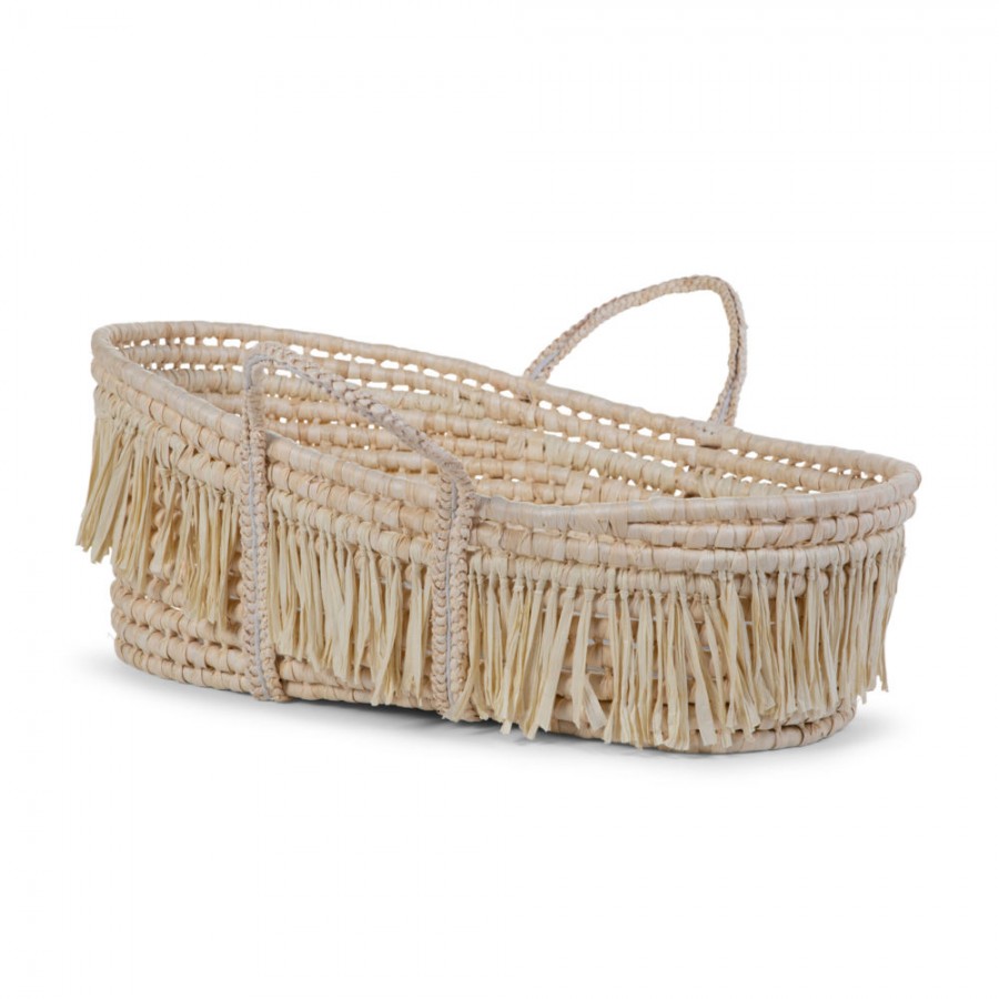 Childhome Kosz Mojżesza Boho z kukurydzy + materacyk - Esy Floresy 