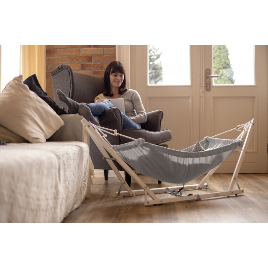AMAZONAS - KOALA SILVER EDITION - HAMACZEK Z DREWNIANYM STOJAKIEM - Esy Floresy 