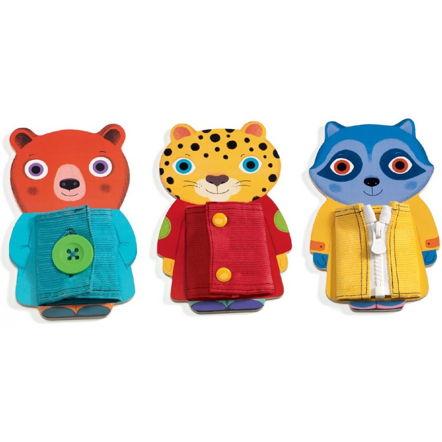 Djeco - Drewniane zwierzaki manulane ZIPTOU - Esy Floresy 