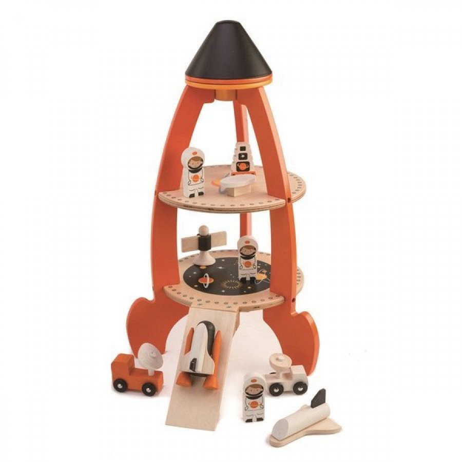 Tender Leaf Toys - Drewniana rakieta kosmiczna - Esy Floresy 