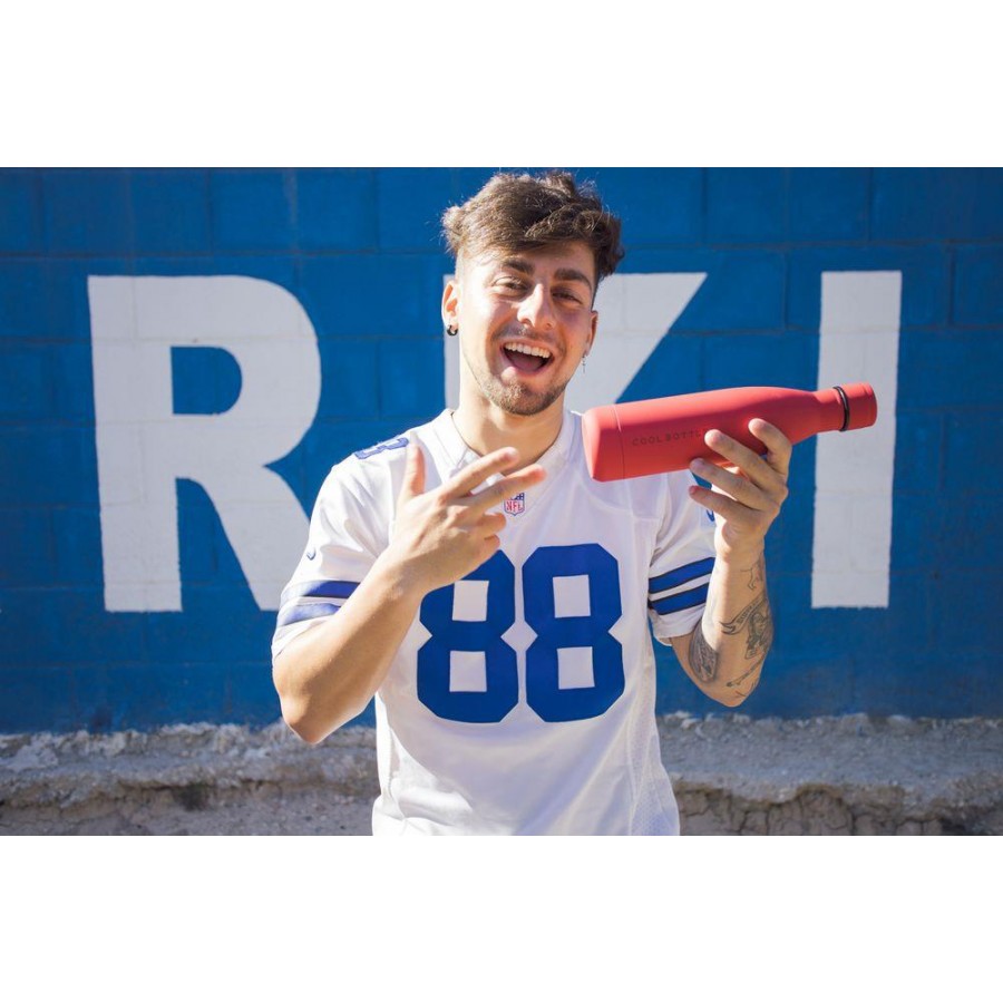 Cool Bottles - Butelka termiczna 500 ml Vivid Red - Esy Floresy 