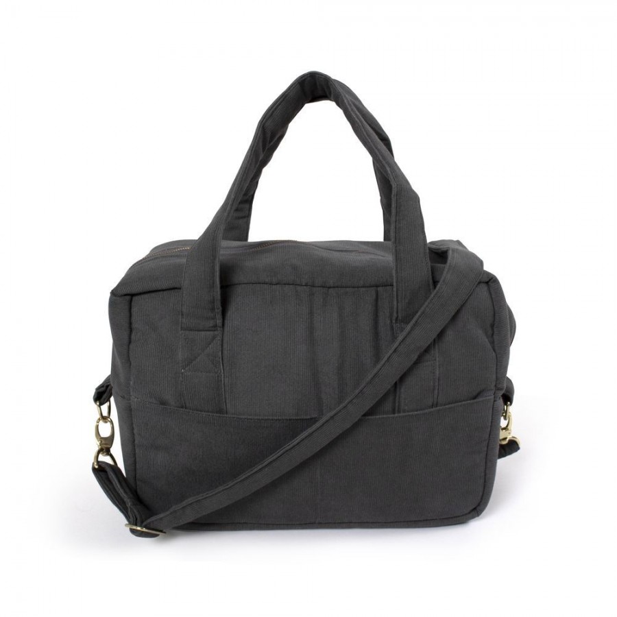 Filibabba - Torba Nursing bag Sztruks Stone Grey - Esy Floresy 