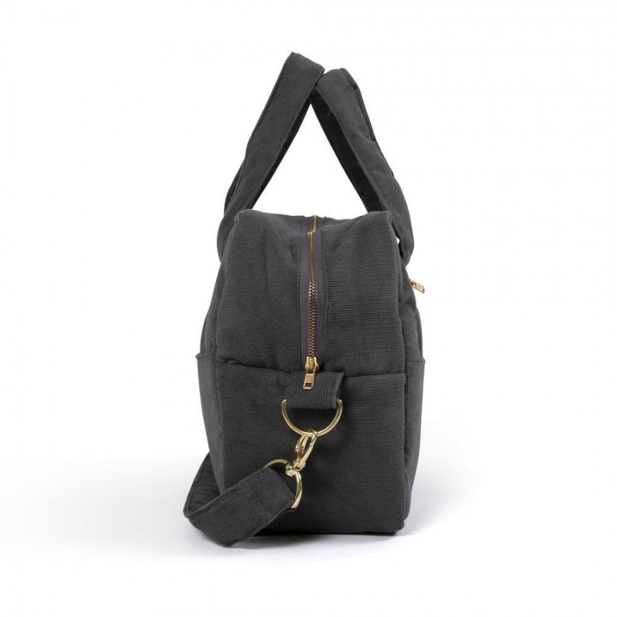 Filibabba - Torba Nursing bag Sztruks Stone Grey - Esy Floresy 