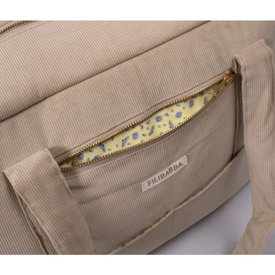 Filibabba - Torba dla mamy Sztruks Doeskin - Esy Floresy 