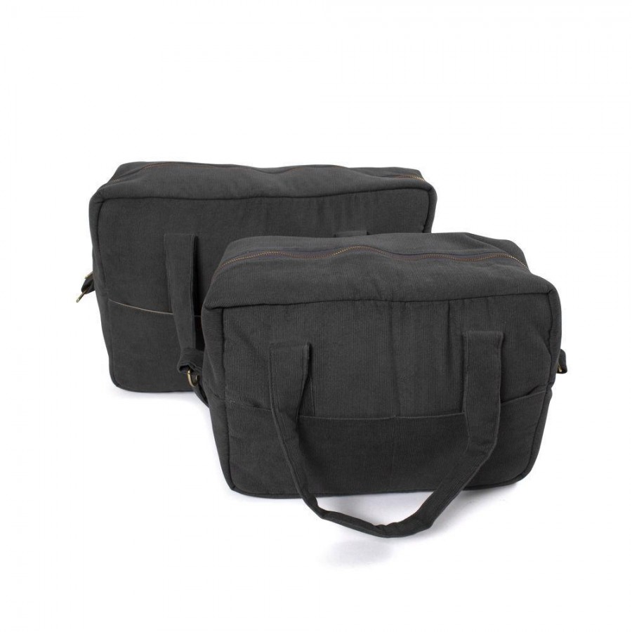 Filibabba - Torba dla mamy Sztruks Stone Grey - Esy Floresy 