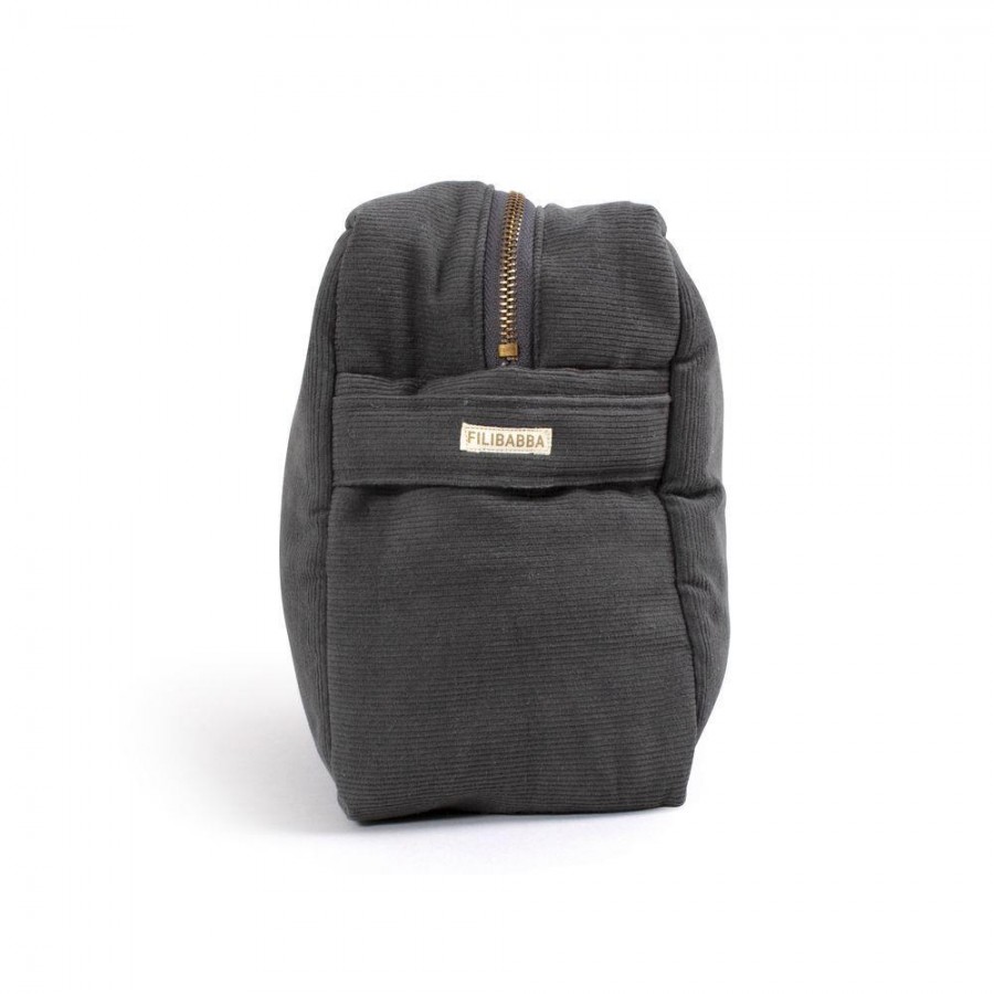  Filibabba - Kosmetyczka duża Sztruks Stone Grey - Esy Floresy 