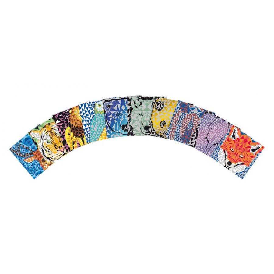 Janod - Zestaw kreatywny Do zdrapywania Animetrics - Esy Floresy 