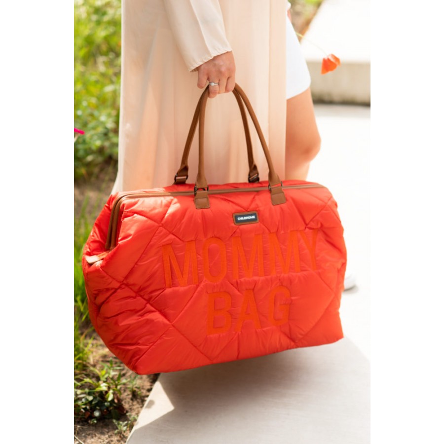 Childhome - Torba Mommy Bag Pikowana Czerwona - Esy Floresy 
