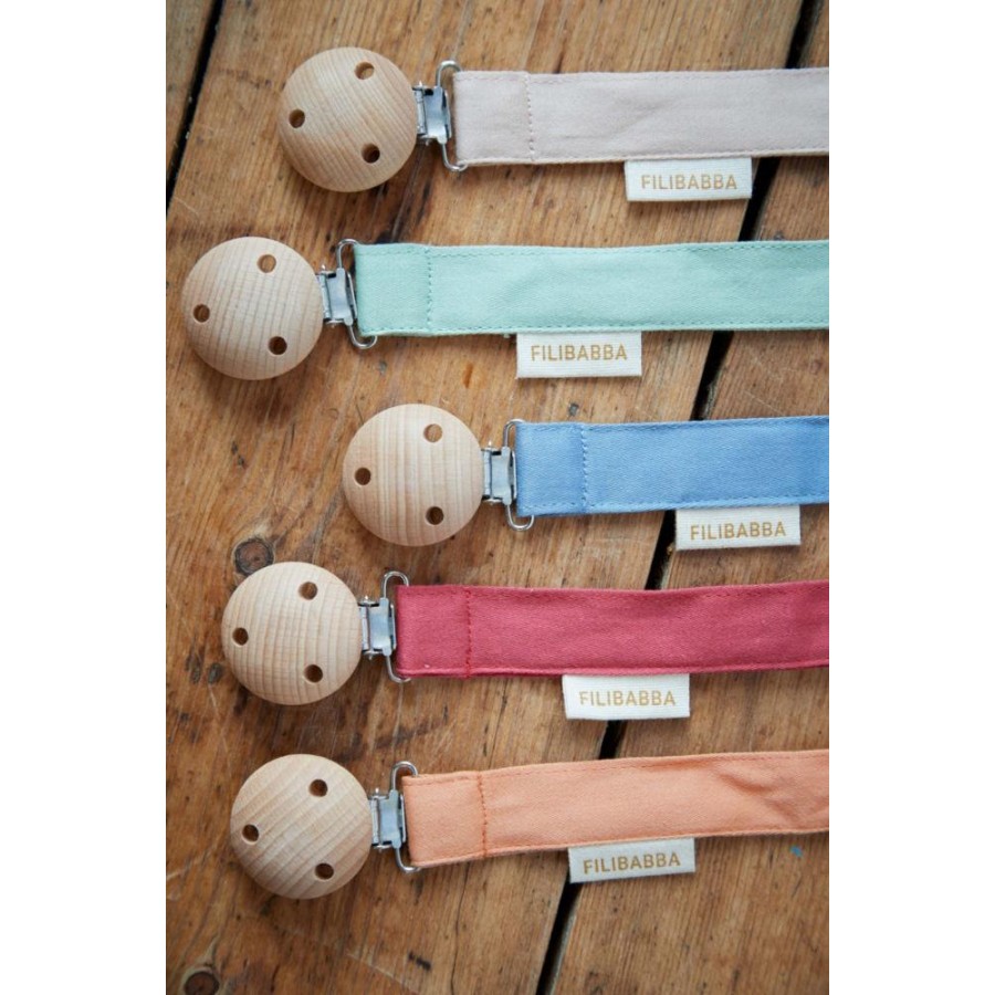 Filibabba Zawieszka do smoczka na rzep Blush - Esy Floresy 