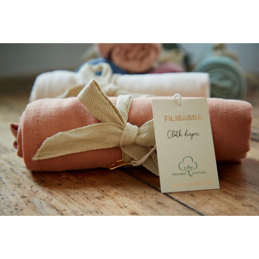 Filibabba Pieluszka muślinowa 65 x 65 cm Blush - Esy Floresy 