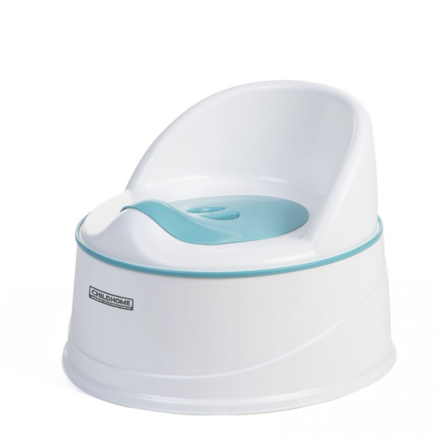 Childhome - Nocnik z wkładem i podestem 3w1 White/Aqua - Esy Floresy 